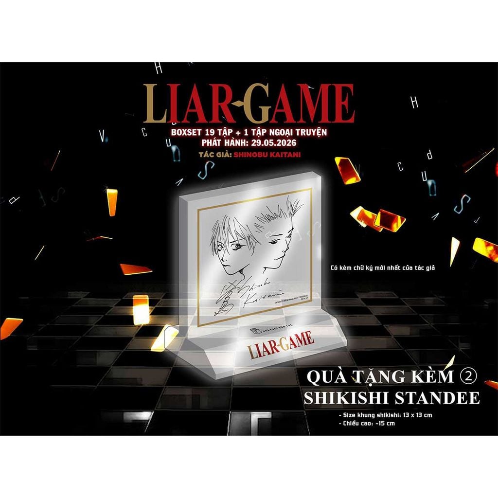 Boxset Liar Game: Tập 1 - 19 + Ngoại Truyện (Bộ 20 Tập)