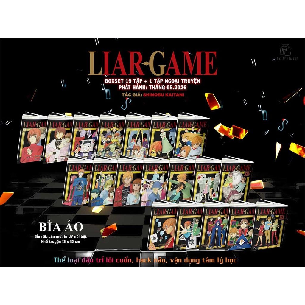 Boxset Liar Game: Tập 1 - 19 + Ngoại Truyện (Bộ 20 Tập)