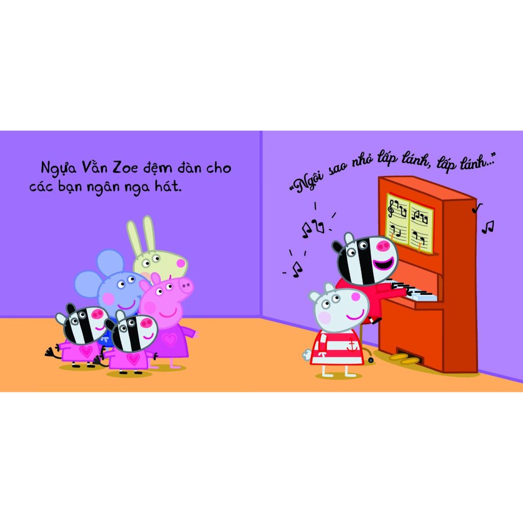Hộp Sách Peppa Pig - Thư Viện Của Tớ - Thư Viện Nhỏ Của Tớ - Giờ Đi Ngủ (Bộ 4 Cuốn)