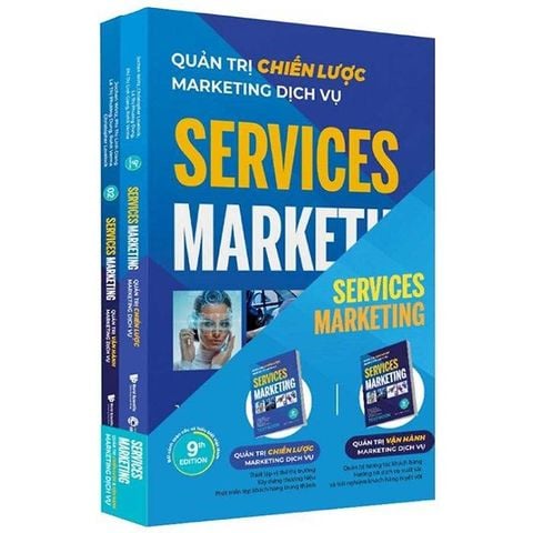 Boxset Services Marketing: Quản Trị Chiến Lược - Vận Hành Marketing Dịch Vụ (Bộ 2 cuốn)