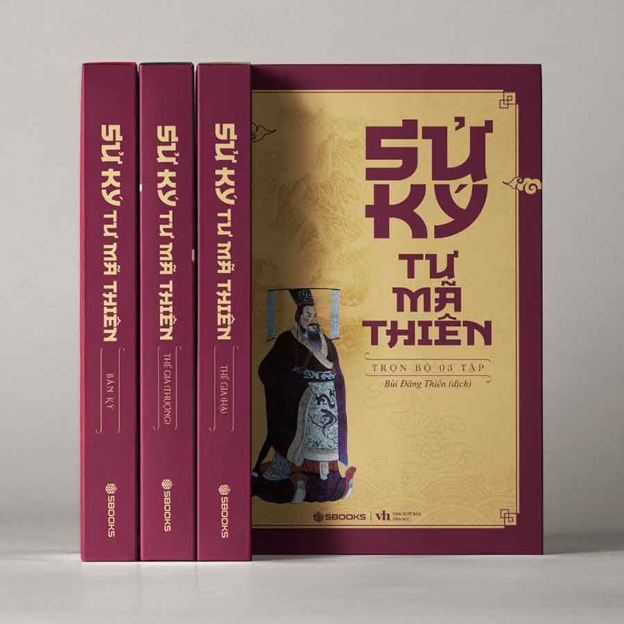 Boxset Sử Ký Tư Mã Thiên (Bộ 3 cuốn)