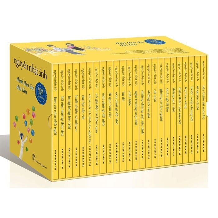 Boxset Nguyễn Nhật Ánh - Thời Thơ Ấu Dài Lâu - Vàng Ấm Áp (Bộ 24 cuốn)
