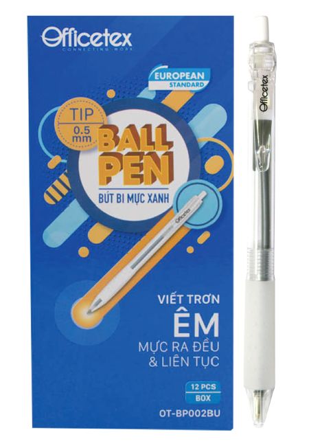 Bút Bi Mực Xanh/OT-BP002BU