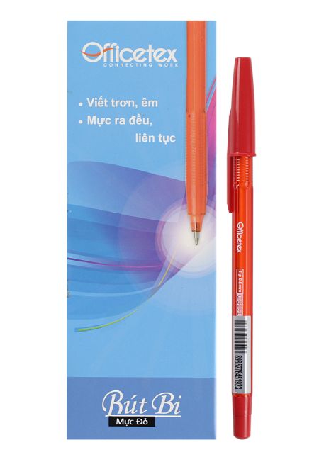Bút Bi Mực Đỏ/OT-BP009RE