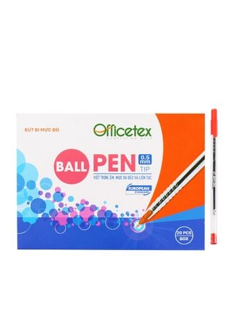 Bút Bi Mực Đỏ/OT-BP013RE