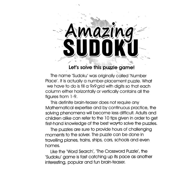 Brain Boosting Amazing Sudoku Book 2