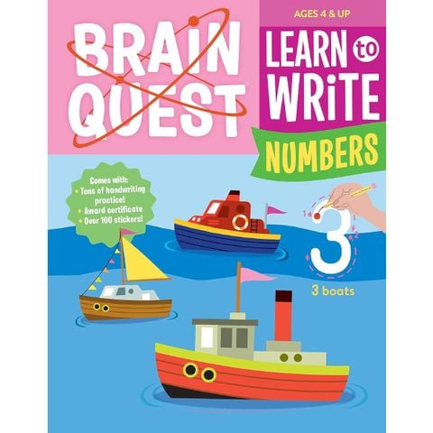 Brain Quest Learn To Write: Numbers