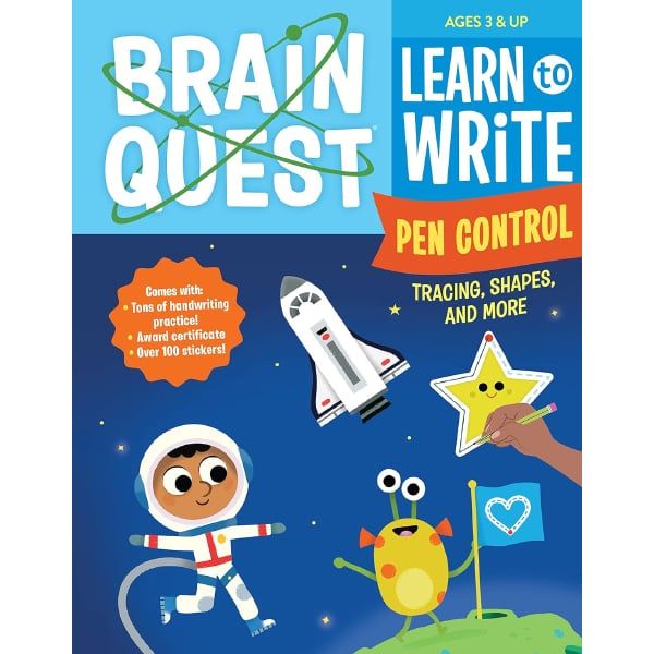 Brain Quest Learn To Write: Pen Control, Tracing, Shapes, And More