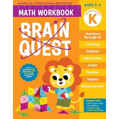 Brain Quest Workbook Math: Kindergarten