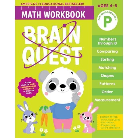 Brain Quest Workbook Math: Pre-Kindergarten