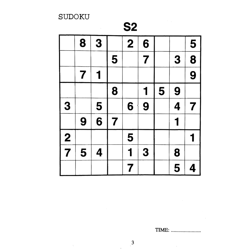 Brain Twister Sudoku Elementary