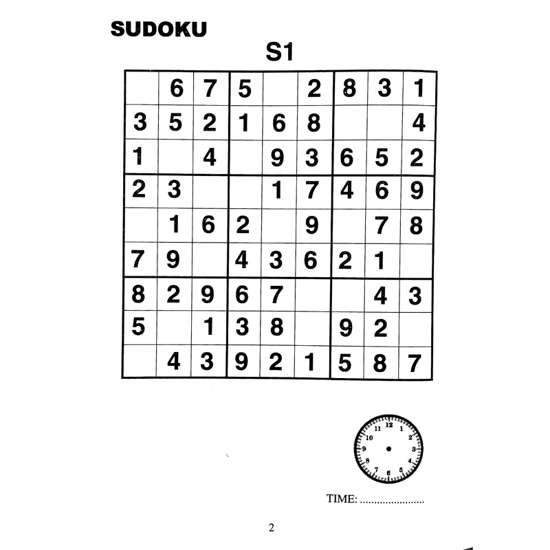 Brain Twitster Sodoku Beginner