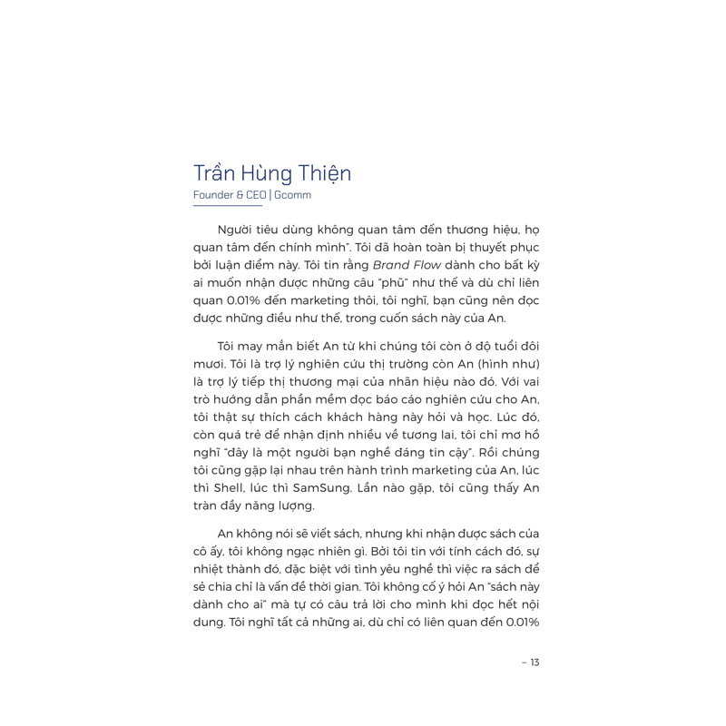 Brand Flow: Chạm. Chảy. Lan Tỏa
