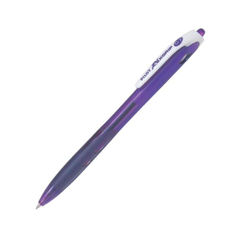 Bút Bi Rexgrip Mực Tím BRG-10F-V-BG