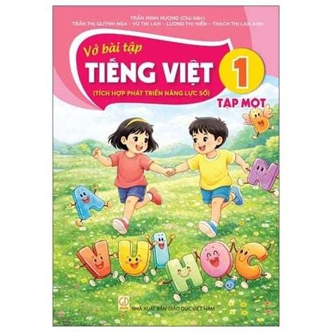 Vở Bài Tập Tiếng Việt 1 - Tập 1 (Tích Hợp Phát Triển Năng Lực Số) (Phiên Bản 2026)