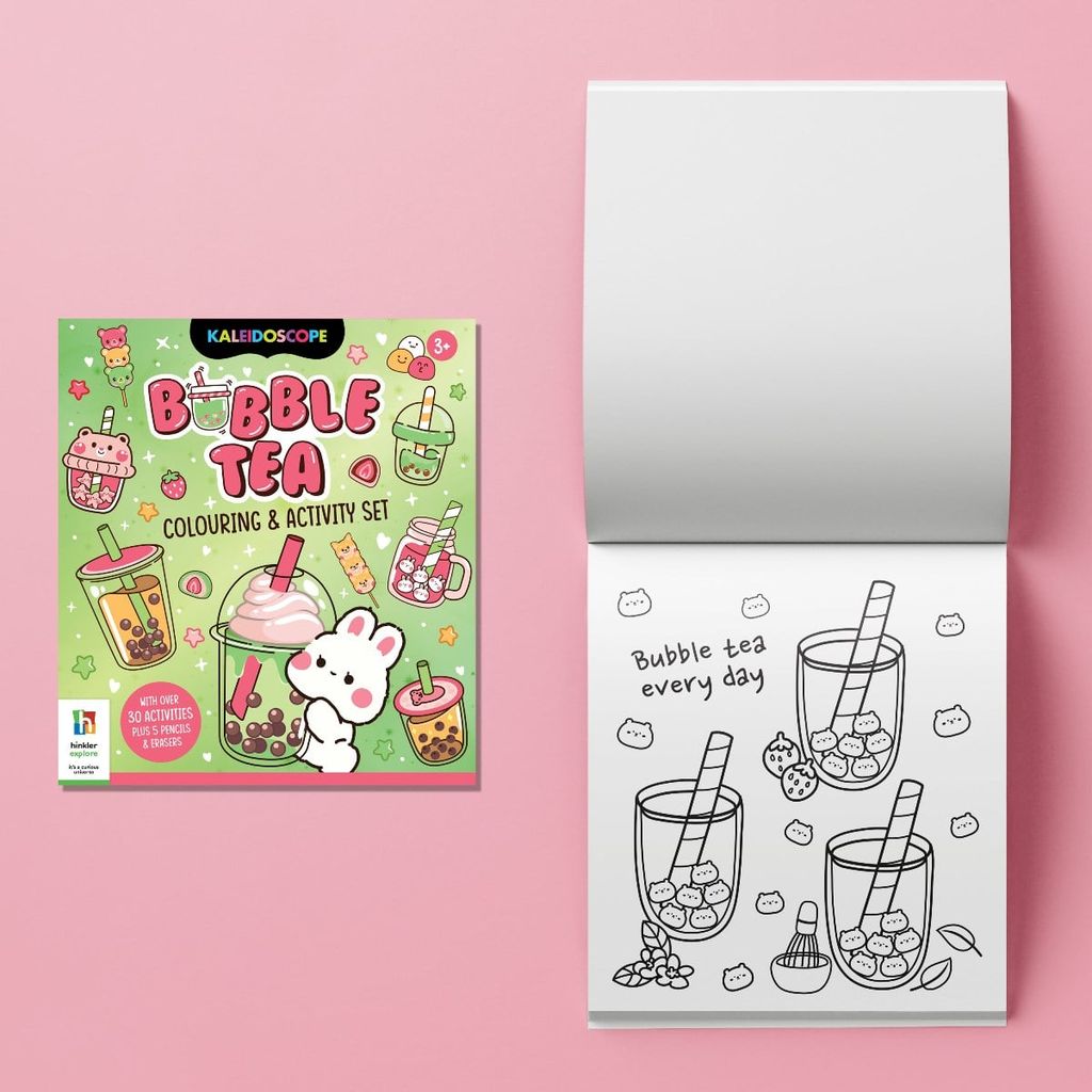 Bubble Tea Colouring & Activity Set