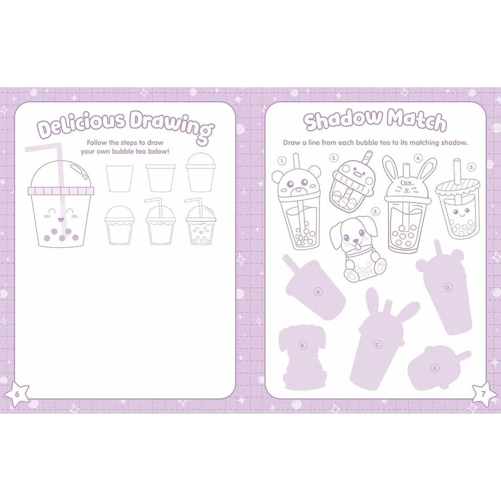 Bubble Tea - Metallic Bubble Sticker Book