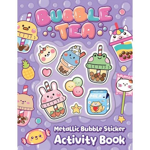 Bubble Tea - Metallic Bubble Sticker Book