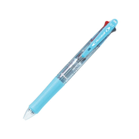 Bút Bi Acroball 4 Màu (Thân Xanh Nhạt)