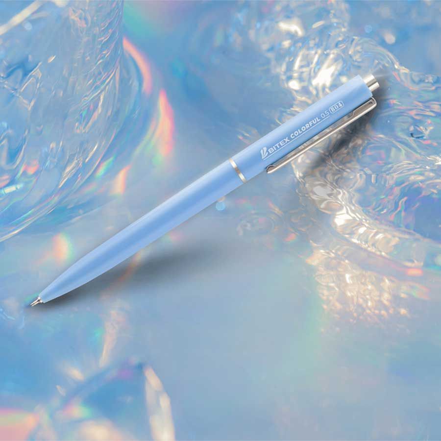 Bút Bi Bitex Mực Xanh 0.5mm B04