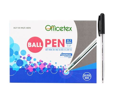 Bút Bi Mực Đen/OT-BP012BL