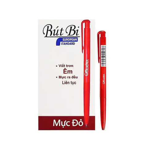 Bút Bi Mực Đỏ OT-BP005RE