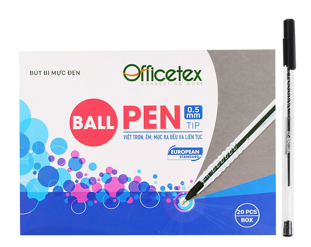 Bút Bi Mực Đen OT-BP013BL
