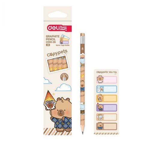 Deli - Bút Chì 2B Capypets EC090-2B