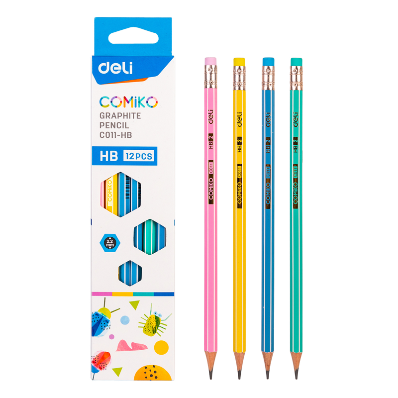 Deli - Bút Chì Lục Giác EC011-2B