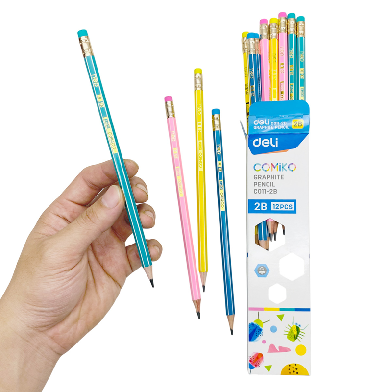 Deli - Bút Chì Lục Giác EC011-2B