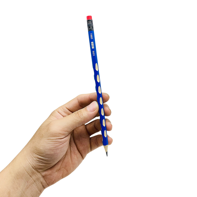 Deli - Bút Chì Lục Giác Màu Xanh EC016-2B