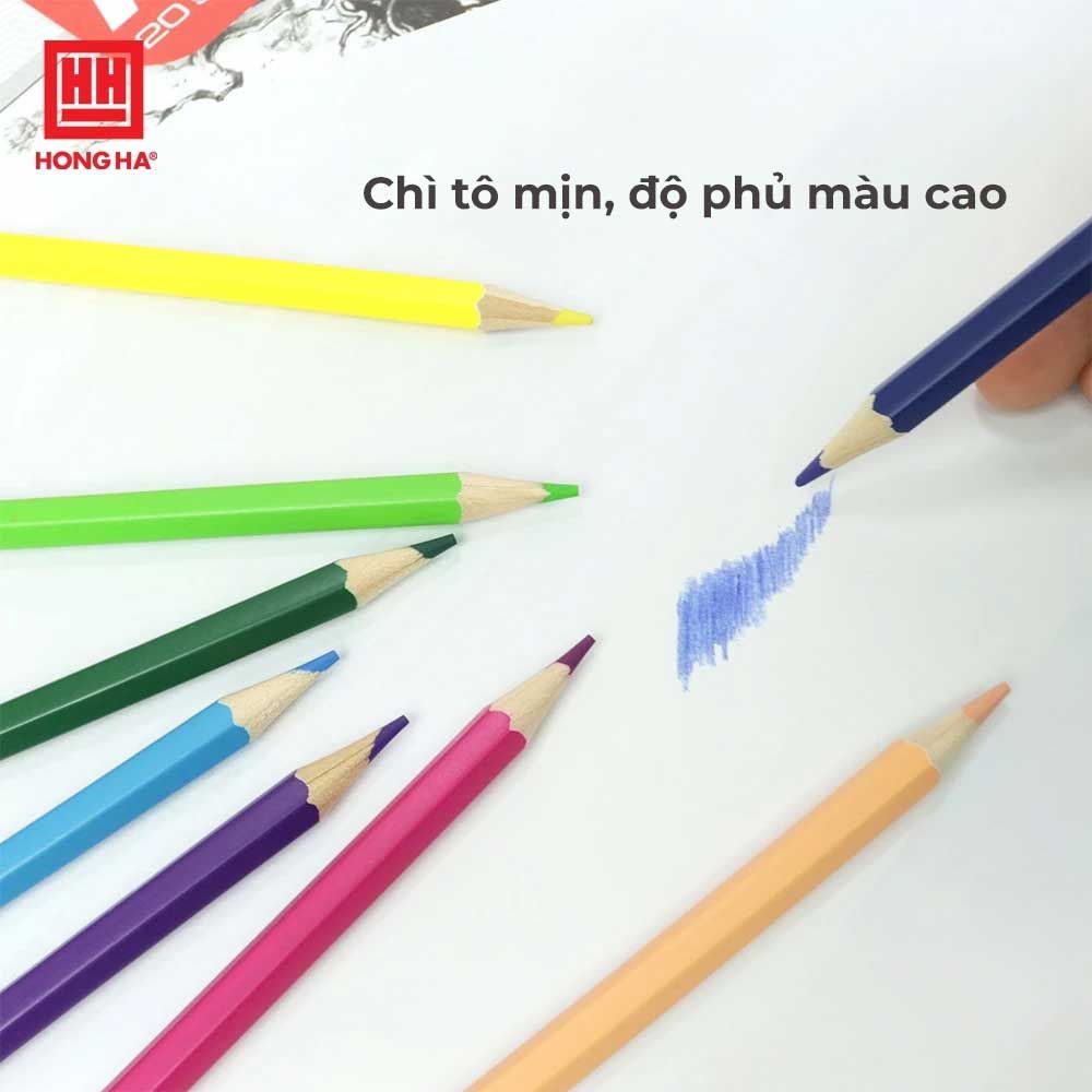 Hồng Hà - Hộp Bút Chì 24 Màu Little King
