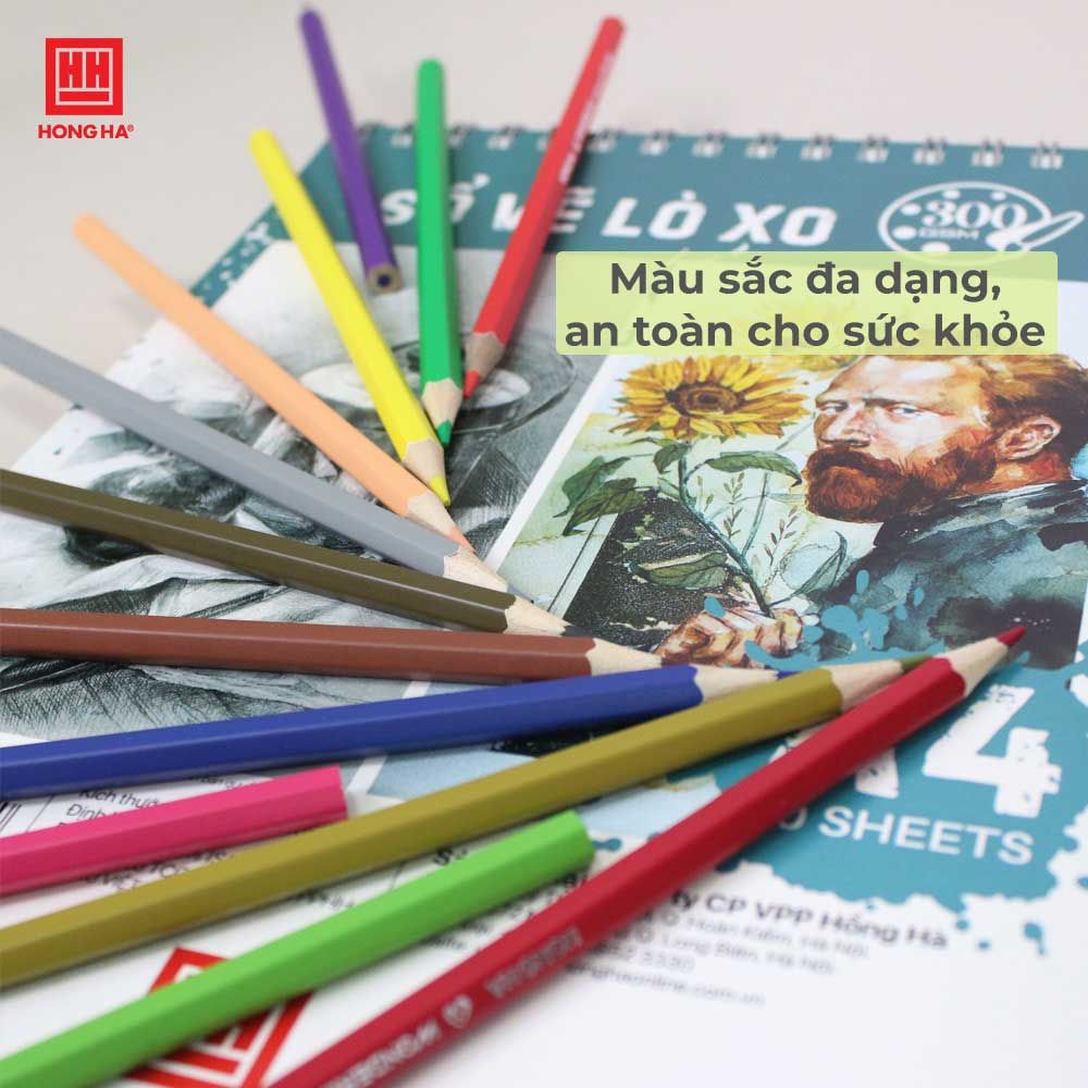 Hồng Hà - Hộp Bút Chì 24 Màu Little King