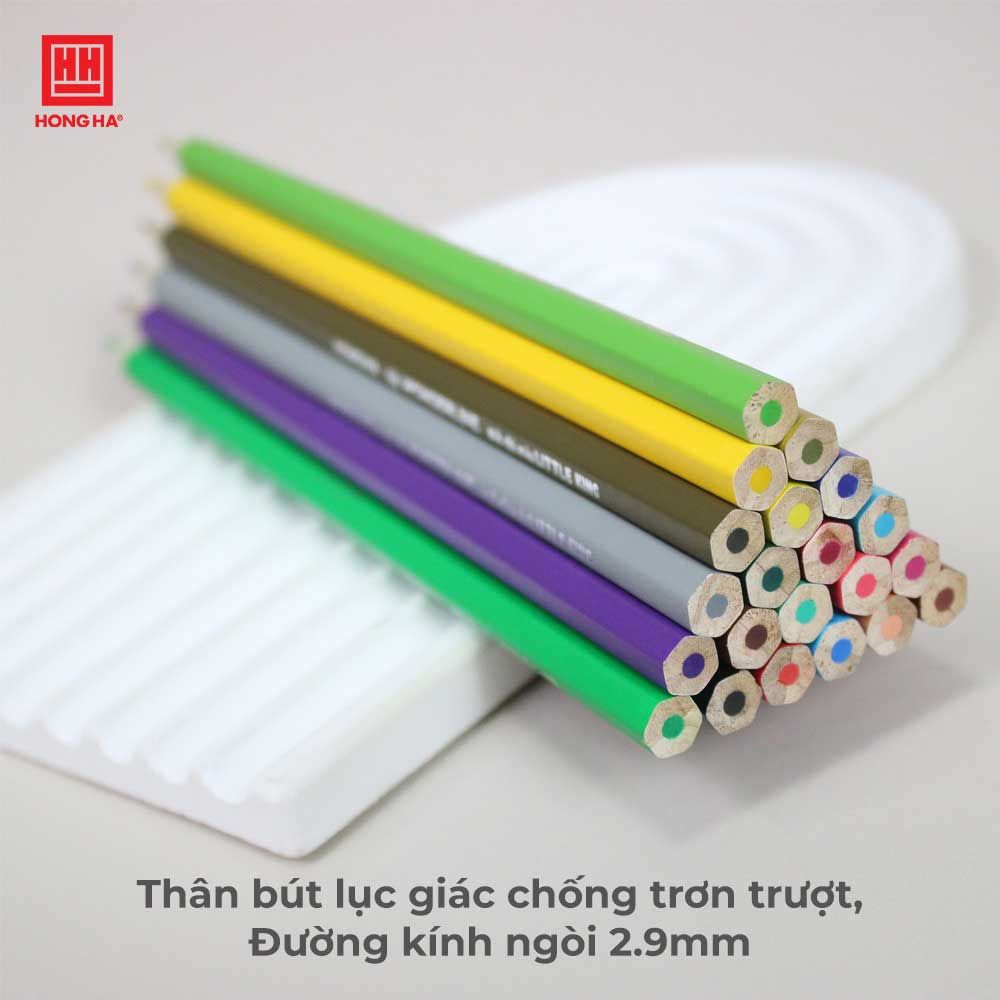 Hồng Hà - Hộp Bút Chì 24 Màu Little King