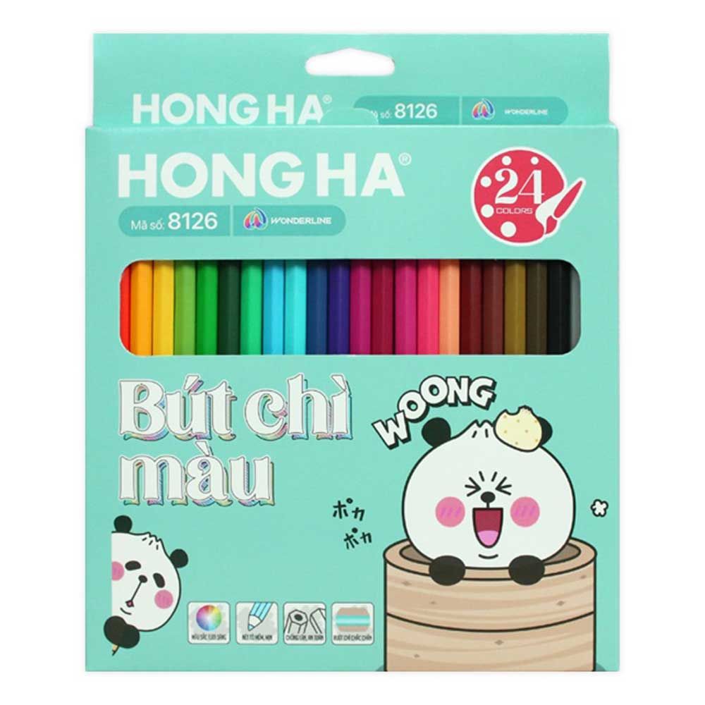 Hồng Hà - Hộp Bút Chì 24 Màu Little King