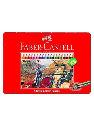 Bút Chì Màu Faber Castell RL Classic (Hộp Thiếc 36 Màu Dài)