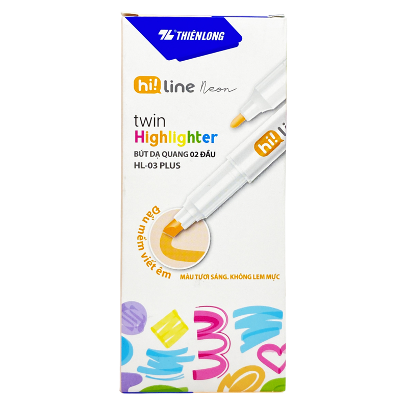 Thiên Long - Bút Dạ Quang HL-03 Plus Cam