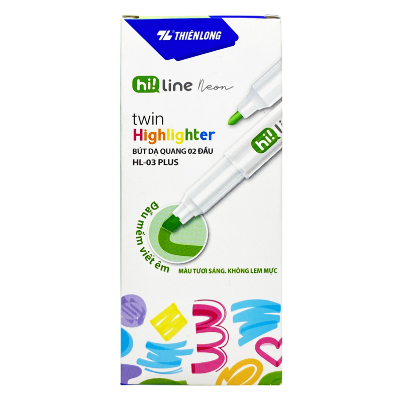 Bút Dạ Quang Hl-03 Plus Xanh Lá  (5404-Tl)