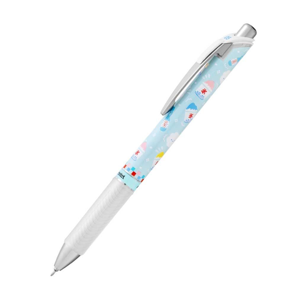 Pentel Energel Kawaii Bút Bi Gel 0.5mm Snacks Mực Xanh