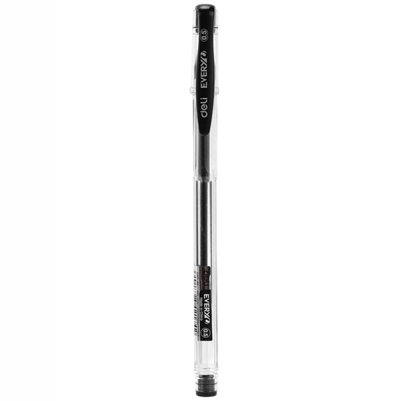 Bút Gel Deli 0.5mm Màu Đen EG65-BK