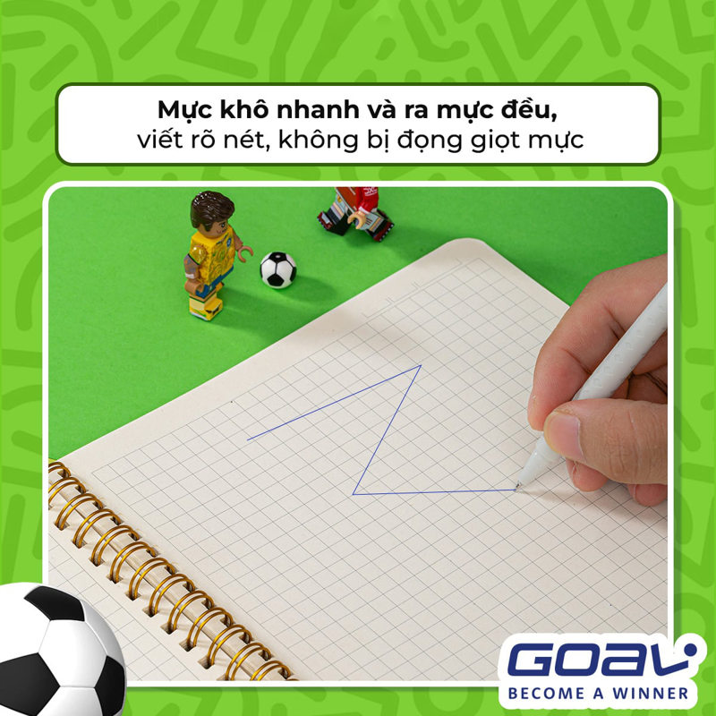 Bút Gel Thiên Long Gel-051 Đen-Nắp Vàng Goal