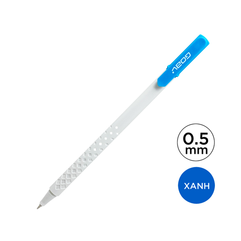 Bút Gel Thiên Long Gel-051 Xanh-Nắp Xanh Goal