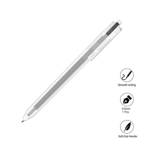 Bút Gel Bấm 0.5Mm Màu Đen EG118-Bk