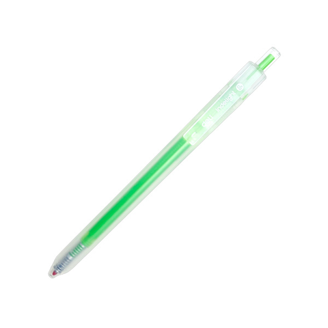 Deli - Bút Gel Bấm 0.5mm Màu Xanh Non EG118-YG (12C/HỘP)