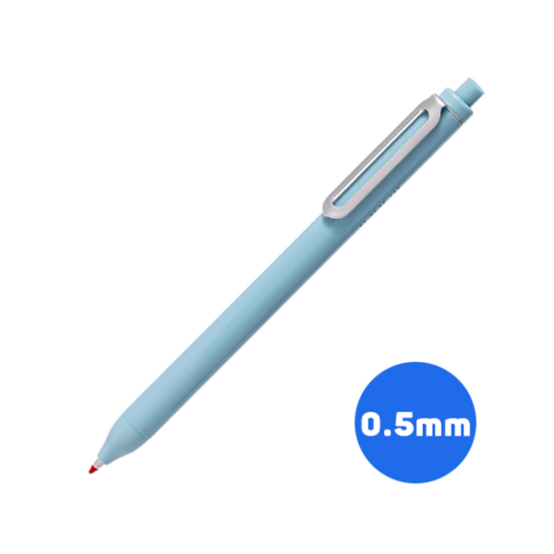 Bút Gel Deli Bấm Siêu Trơn 0.5mm Xanh EG338-BL