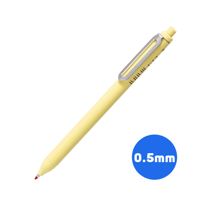 Bút Gel Deli Bấm Siêu Trơn 0.5mm Xanh EG338-BL