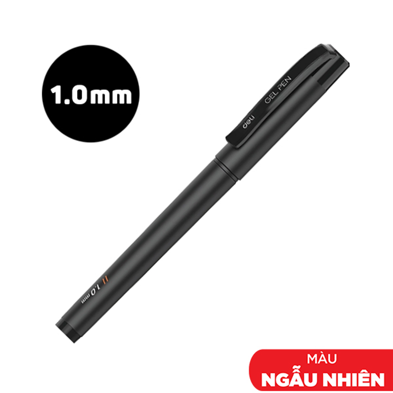 Bút Gel Deli Đậy Nắp 1.0mm Màu Xanh EG159-BL