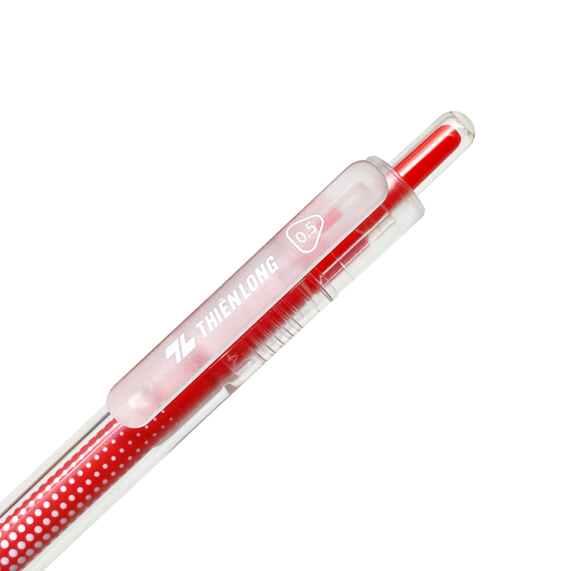 Bút Gel Thiên Long Gel-050/Plus Đỏ Cờ