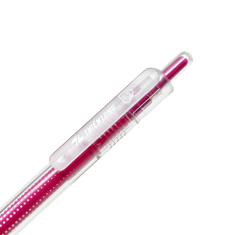Bút Gel Thiên Long Gel-050/Plus Đỏ Mận