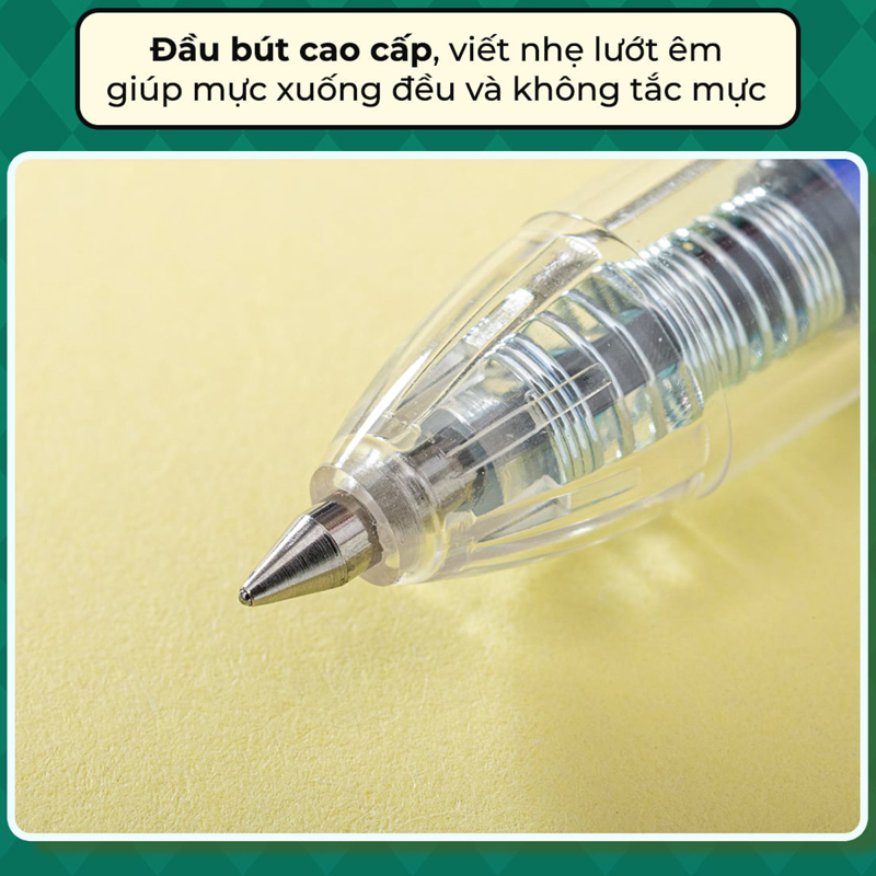 Bút Gel Thiên Long Gel-050/Plus Xanh Lá